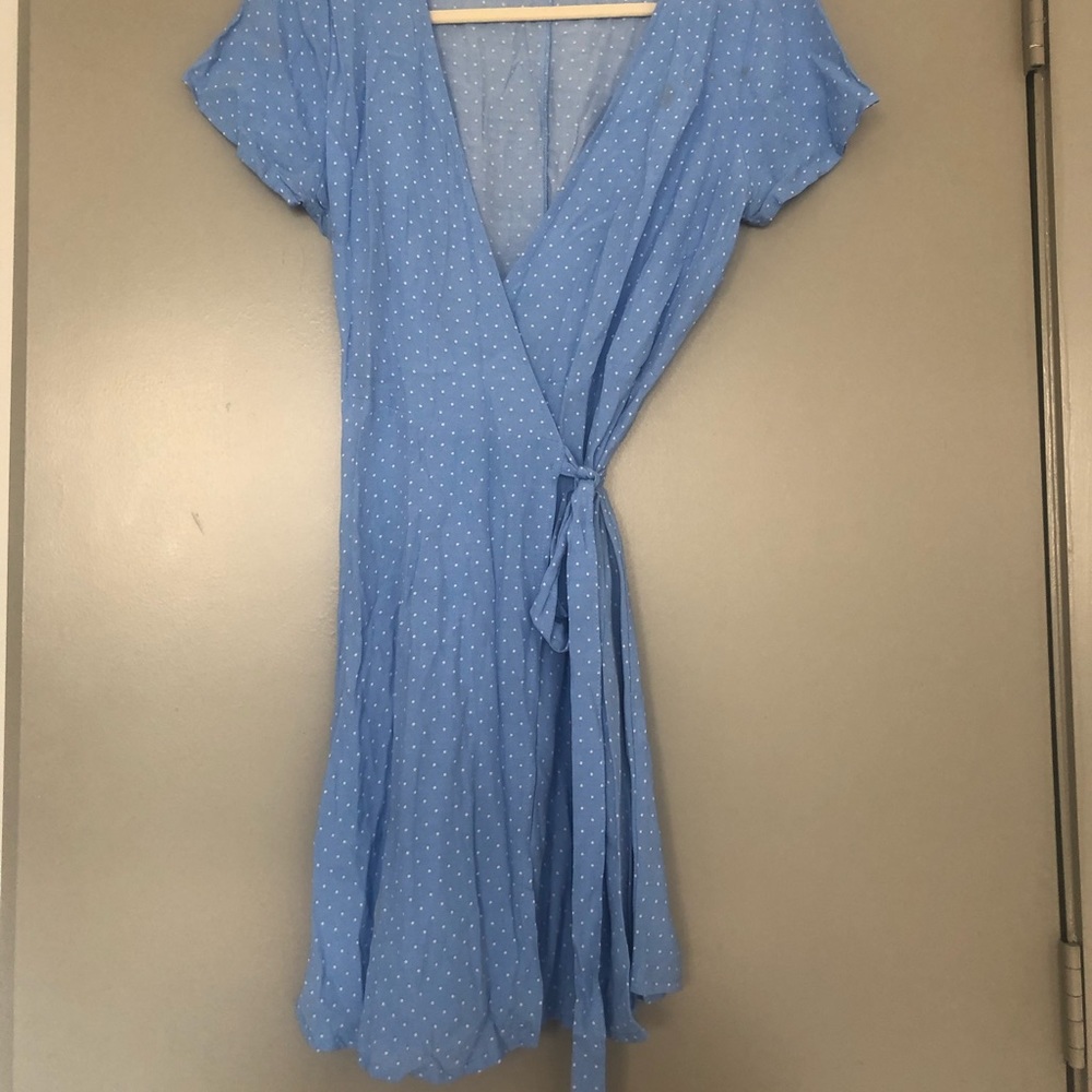 Wrap mini dress